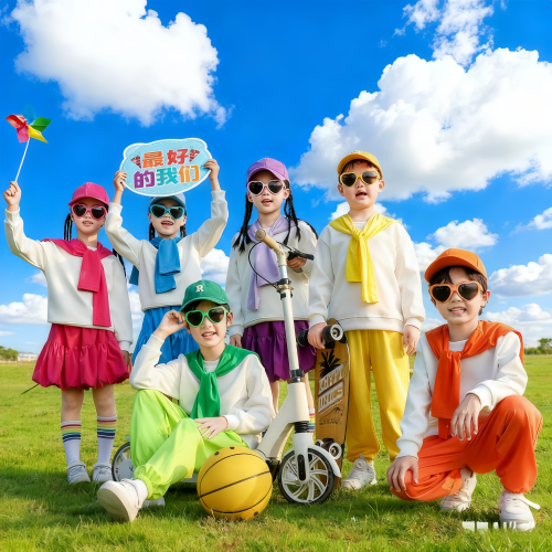 元旦儿童表演服幼儿园舞蹈合唱服小学生啦啦操班服秋冬运动会服装