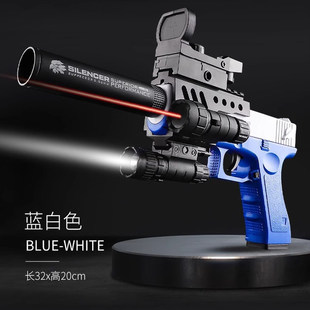 高档金属仿手枪玩具可发射硬弹的可射击可连发 合金模型 儿童