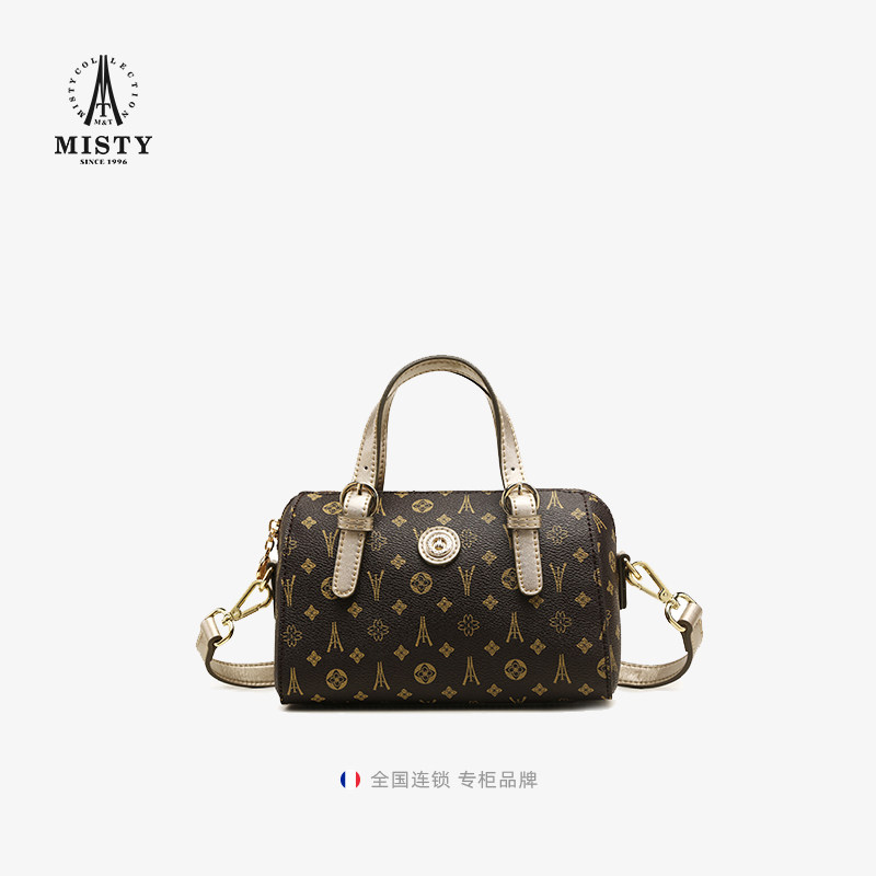 [商场同款]MISTY米堤2023中年单肩斜挎手提包妈妈小波士顿枕头包