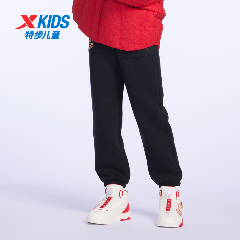 【商场同款】特步童装女童裤子秋冬儿童长裤运动休闲中大童百搭裤