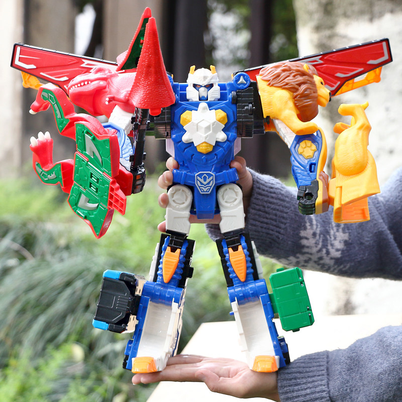 咖宝车神之巨兽时代三合体时间巨人变形机器人动物儿童玩具小男孩