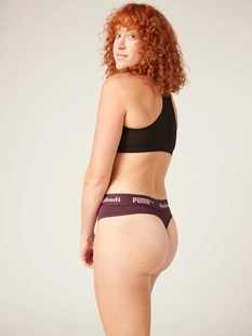 女士运动姨妈内裤 modibodi月经裤 低腰轻度吸收纯色 联名款