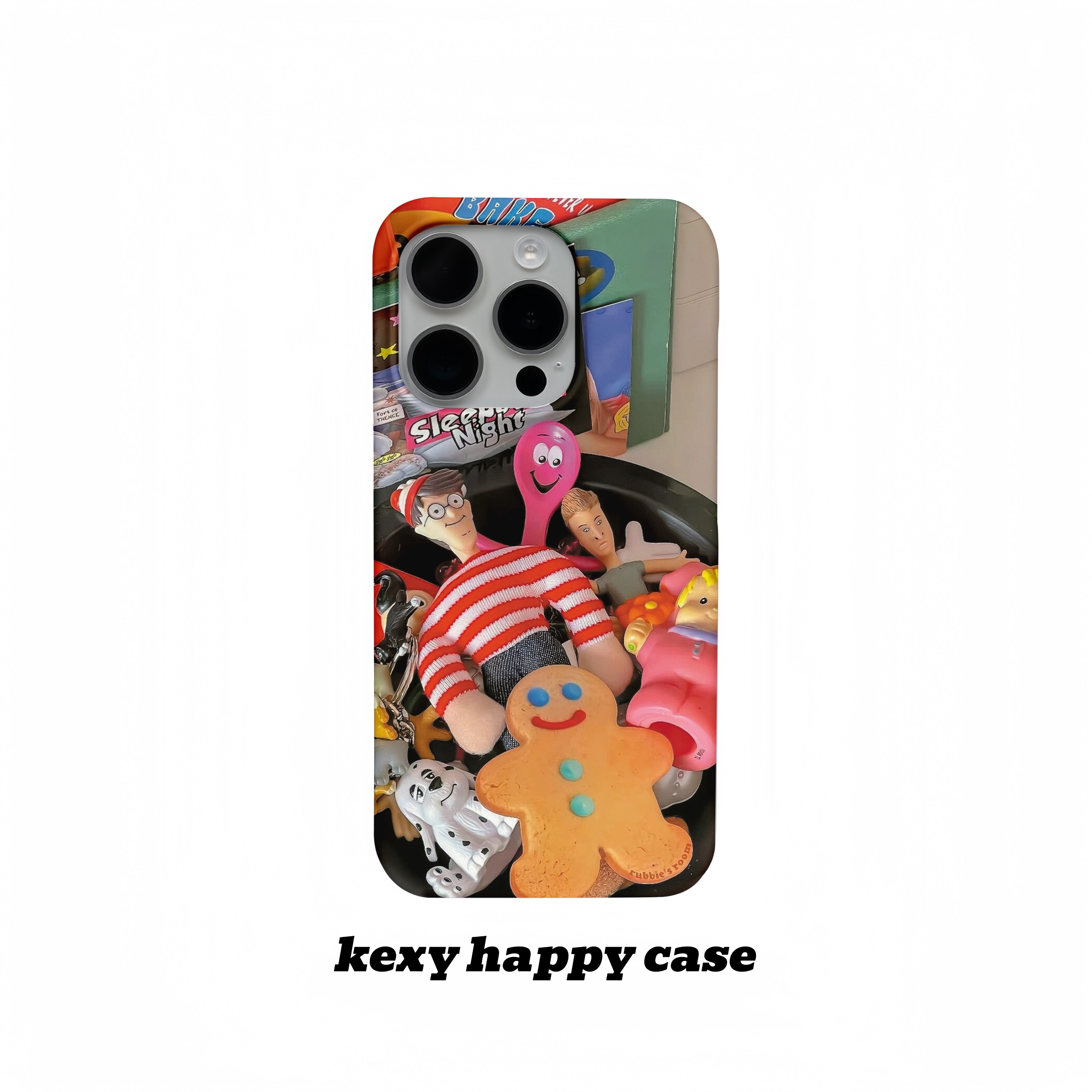 卡通姜饼干人适用华为mate70PRO手机壳iPhone16promax新款小米15红米k80硬壳OPPOReno13苹果14爆款菲林软壳