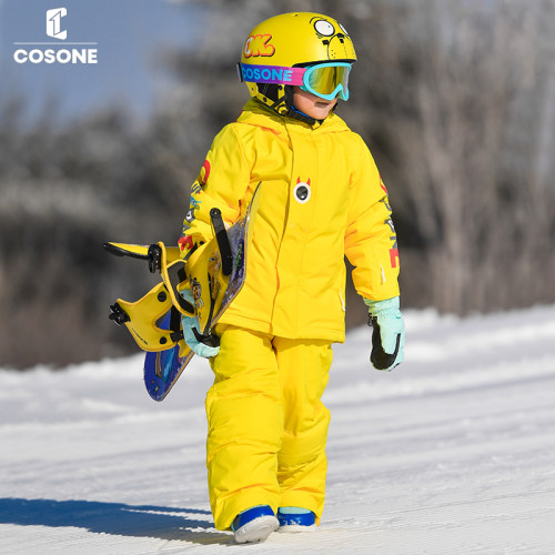 COSONE儿童滑雪服保暖可爱卡通