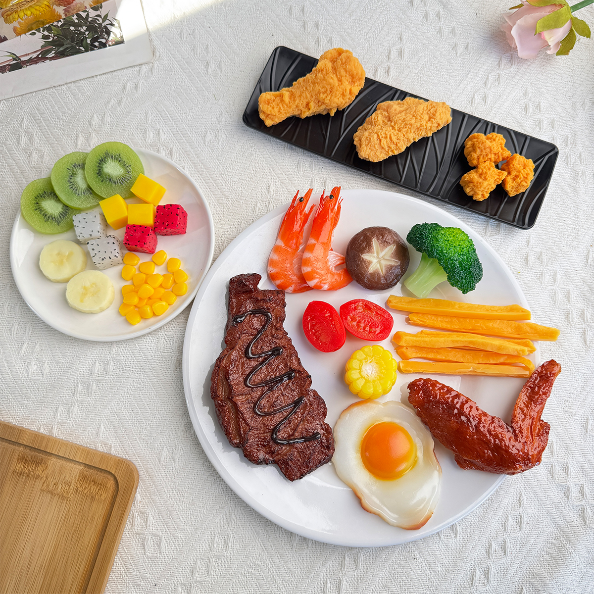 西餐模型食材牛排披萨意面