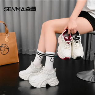 森马女鞋厚底鞋2026新款爆款夏季网面鞋子内增高运动休闲鞋老爹鞋