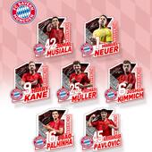 拜仁慕尼黑足球俱乐部 官方正版 球员冰箱贴足球迷穆勒
