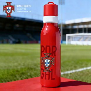 【官方正版】葡萄牙国家队 | 球员印号保温杯红色大容量水杯C罗