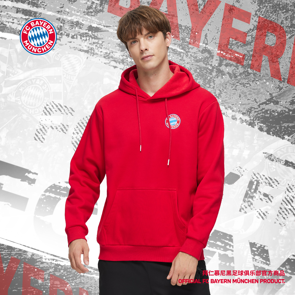 户外红色简约连帽卫衣