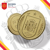 限量收藏队徽LOGO纪念币球迷用品球迷 西班牙国家队 官方正版