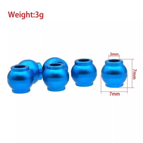 适用于田宫 Tamiya TT02 STD-318 铝合金转向用通孔球头LY180