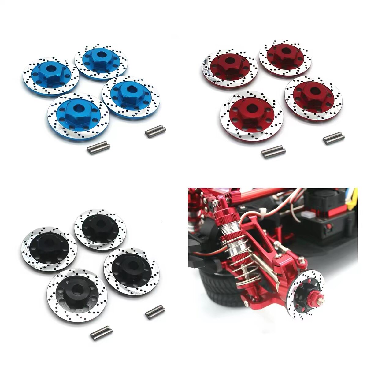 MJX美嘉欣14车全系列通用刹车碟 14303 14304 12mm结合器带刹车碟