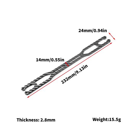 TAMIYA 田宫 1/10 TT02,TT02B，TT02s 升级件 碳纤维二楼板