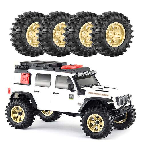 1/30 SCX30 0.7黄铜轮毂 福特烈马 牧马人 K10 scx30轮胎轮毂D451
