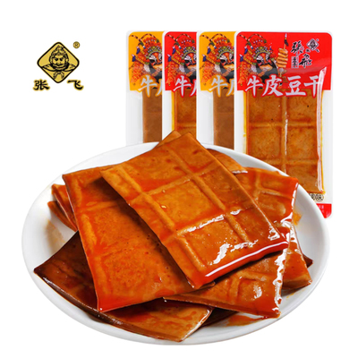 四川特产张飞薄片老式牛皮豆干