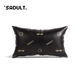 sadult潮牌黑车载汽车头枕一对车用座椅护颈枕颈椎枕PU皮四季 通用