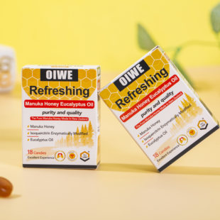 美国OIWE麦卢卡蜂蜜桉叶油糖欧维麦润喉糖果植物精华