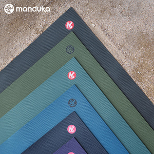 Manduka 青蛙瑜伽垫专业防滑加厚加长传奇黑垫初学者家用健身垫子