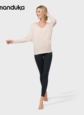 Manduka Adorn 女士透气速干瑜伽服打底衫健身跑步上衣运动T恤