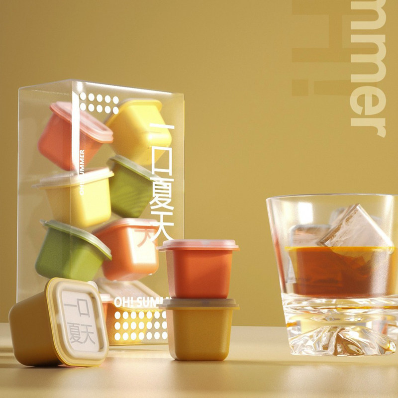 12个制冰模具家用冰格冷冻食品级独立制冰格冻冰盒子分装家用冰块