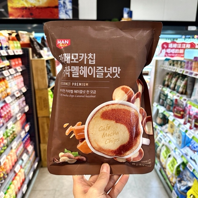 ole精品超市代购堤咔脆焦糖榛子味咖啡脆片85g