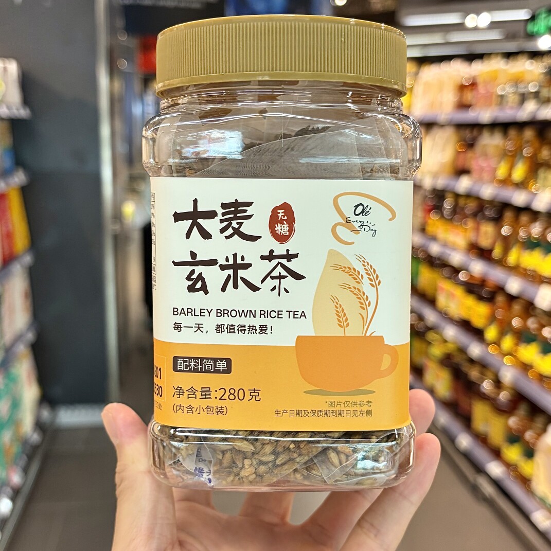 ole超市代购大麦玄米茶280g