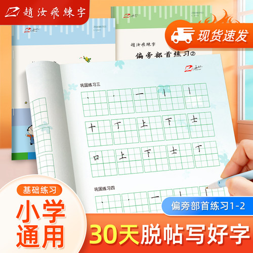 赵汝飞练字基础控笔笔画练习字帖