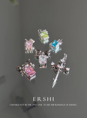 尔时原创设计锆石可拆卸吊坠