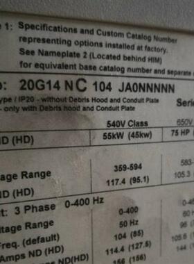 议价20BC022A0AYNACB0 罗克伟尔变频器 全新原装现货质保一年