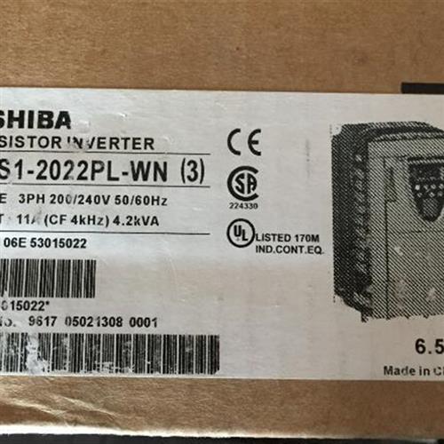 议价东芝4KW变频器VFAS1-4037PL-WN1全新质保一年公司现货三相380