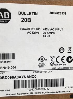 议价20BD096A0ANNANC0 罗克伟尔变频器 全新原装现货质保一年