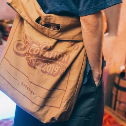 【SOUND】Syncopation斜跨单肩背包帆复古做旧