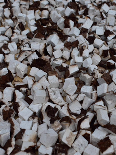 云南农家自挖正品野生带皮茯苓块手工切生带皮无硫中药材无硫