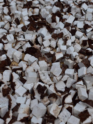 云南农家自挖正品野生带皮茯苓块手工切生带皮无硫中药材无硫