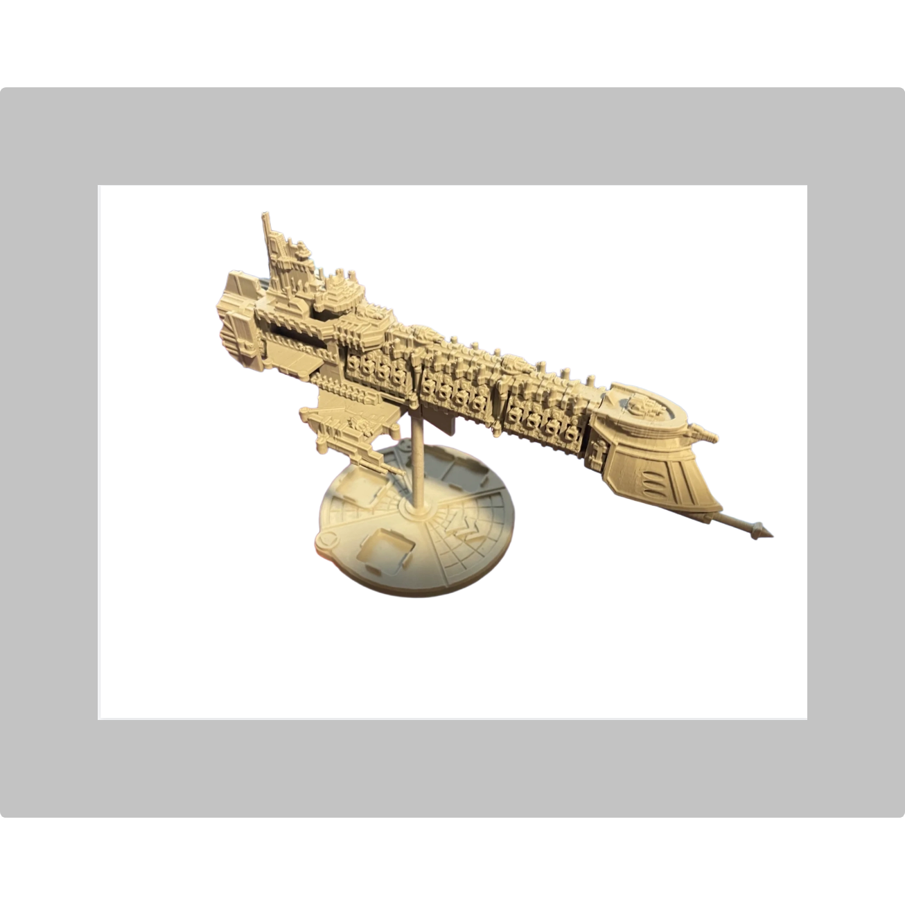 微缩模型 舰船模型 战锤 帝国海军 军舰 棋子