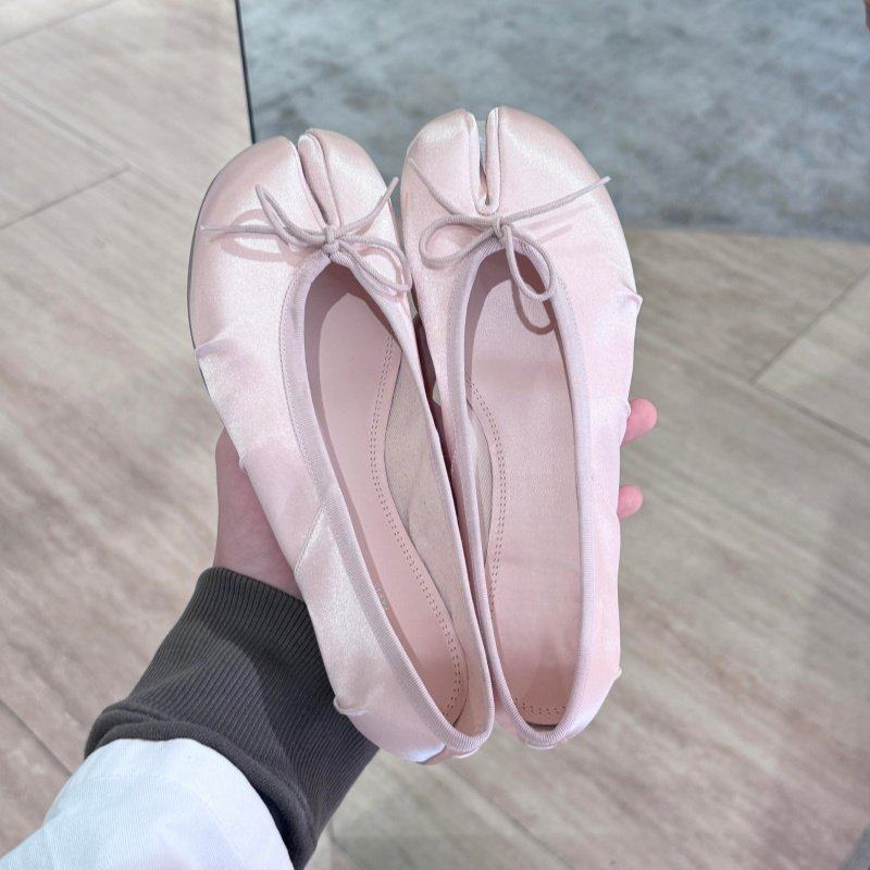 cocy法式温柔风粉色芭蕾鞋女蝴蝶结浅口一脚蹬平底单鞋优雅气质女,女鞋,时尚芭蕾鞋,淘宝优惠券,粉丝福利购,淘宝优惠卷