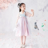 Оригинальное ханьфу, розовое летнее платье, юбка, китайский стиль