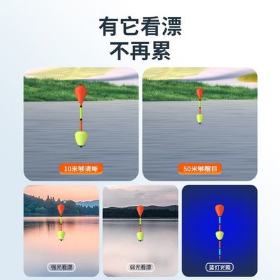川泽浮珠对撞醒目豆浮漂豆超轻高灵敏醒目鱼漂小配件近视浮标放大