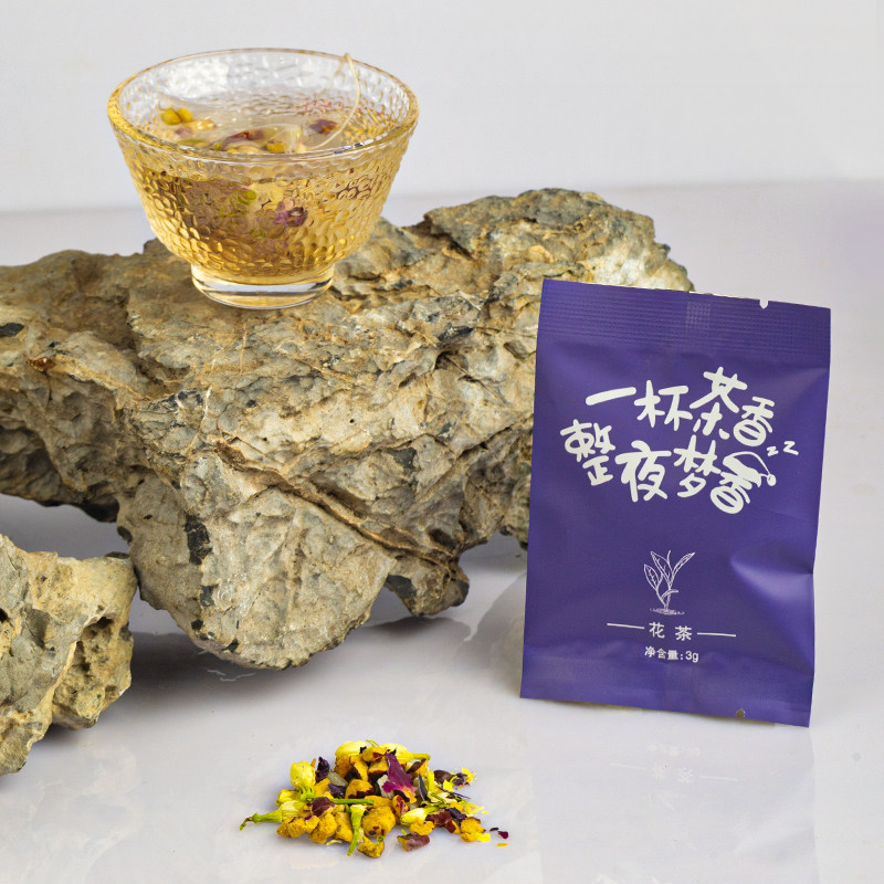 50包如家酒店安睡花茶茉莉花红玫瑰百合红枣养生馆独立小包装茶包