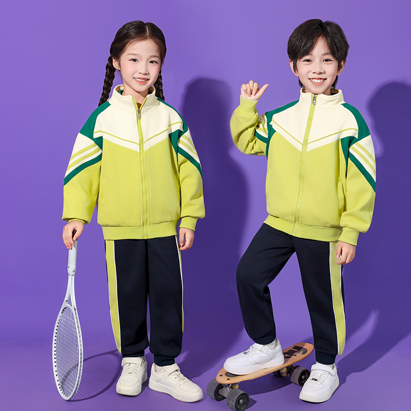 幼儿园园服春秋款三件套小学生秋季运动会班服一年纪校服套装儿童