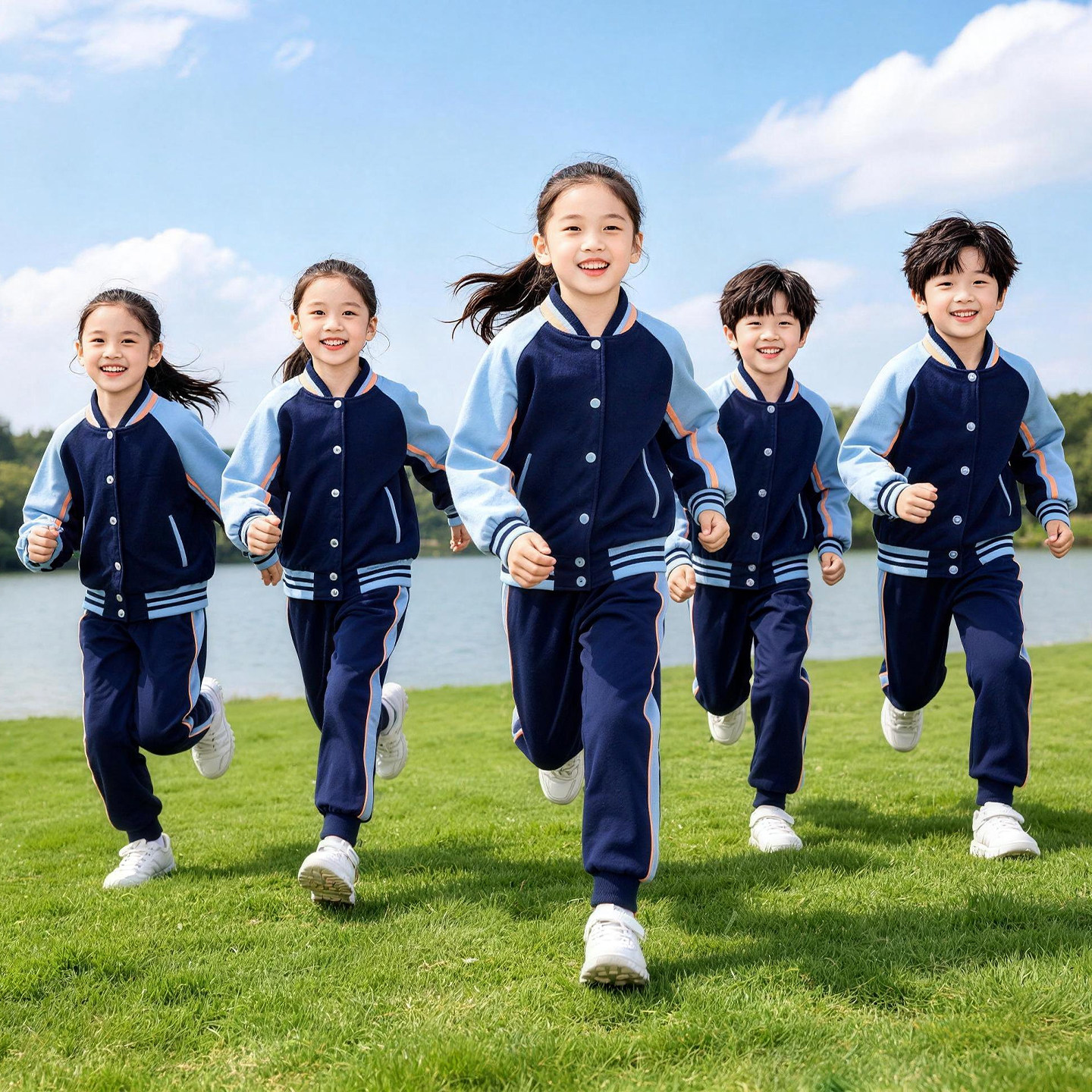 小学生校服春秋三件套儿童班服