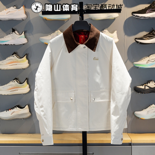 李宁女士2026款日进斗金系列运动保暖棉服休闲连帽外套AJMW090-5