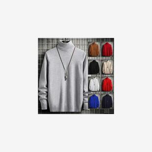 Cotton Cotton High Neck Pullover Sweater Tops Turtleneck UK