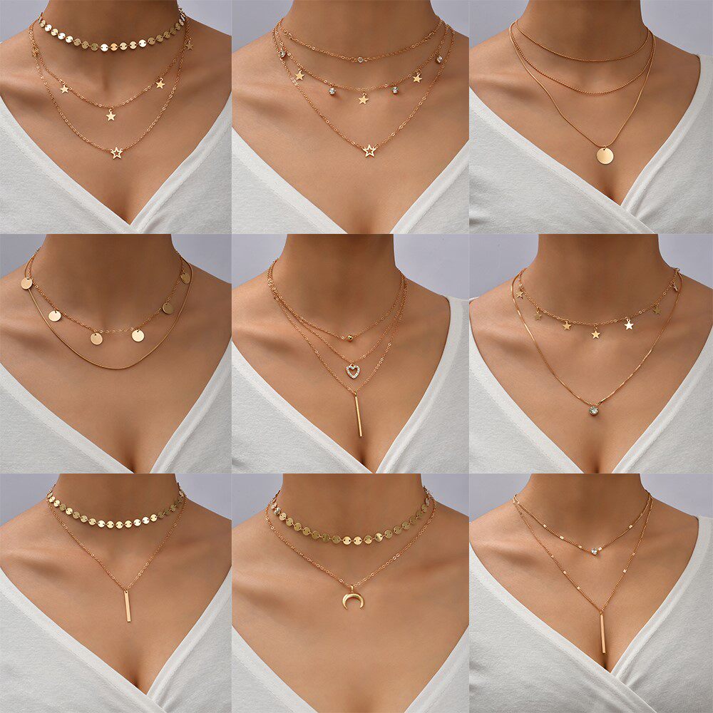 Woman Necklace Women Fashion Chain Jewelry Long Elegant 项链