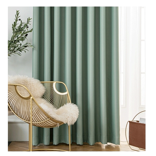 隔热窗帘遮光卧室挂钩式窗帘布2024年新款客厅清仓防晒隔音遮阳布