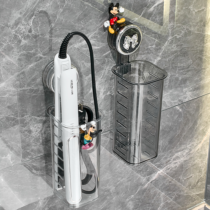 艾加达旋钮吸盘卷发棒架