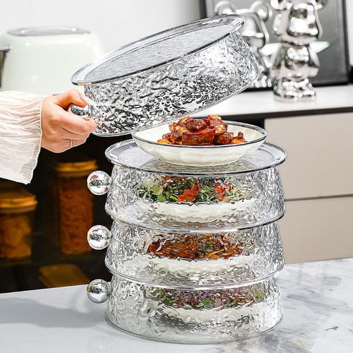 艾加达冰川纹保温菜罩