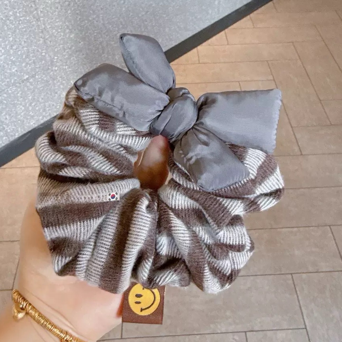 韩系少女针织发绳百搭条纹笑脸毛线大肠发圈扎马尾头绳发饰,饰品/流行首饰/时尚饰品新,发饰,淘宝优惠券,粉丝福利购,淘宝优惠卷