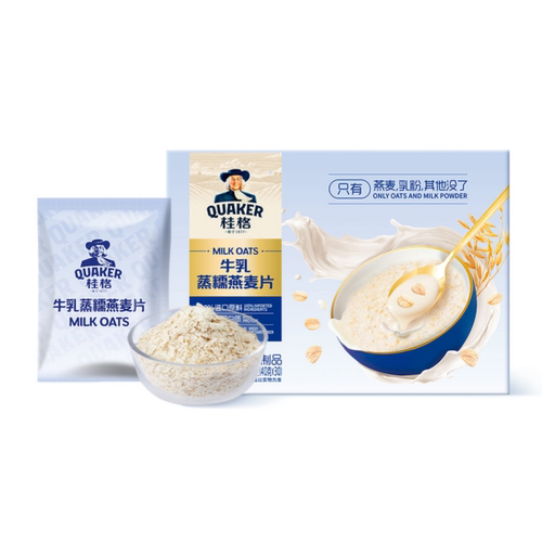 【现货速发】山姆桂格牛乳蒸糯燕麦片益生菌发酵燕麦冷泡多莓奶昔