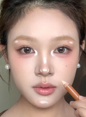 可日常快速出门的骨相修容笔双头精准阴影修容笔高光修容一体笔oo